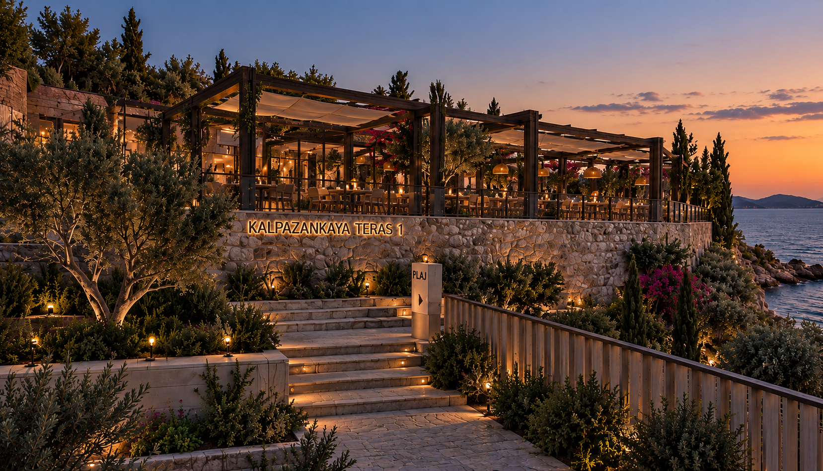 Kalpazankaya Restoran planı